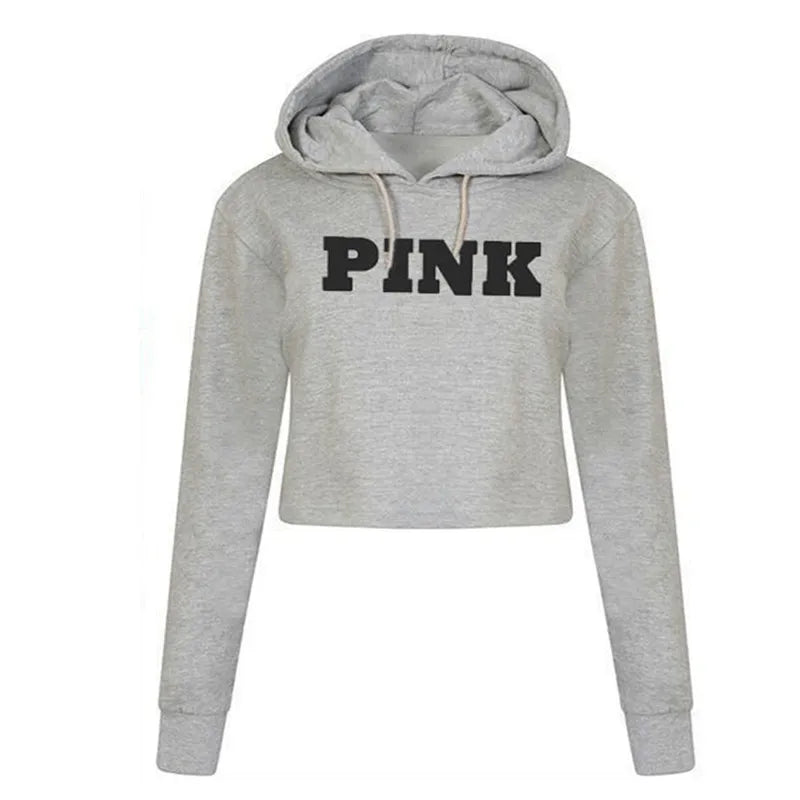 Sweat oversize court rose pour femme, lettres kawaii Harajuku, coupe ample 17