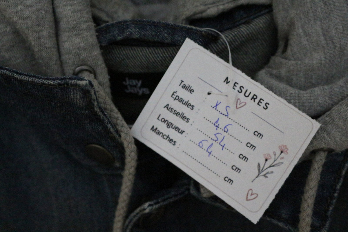 Étiquette de marque Jay Jays taille XS du gilet en jean – Frippin'Dealz