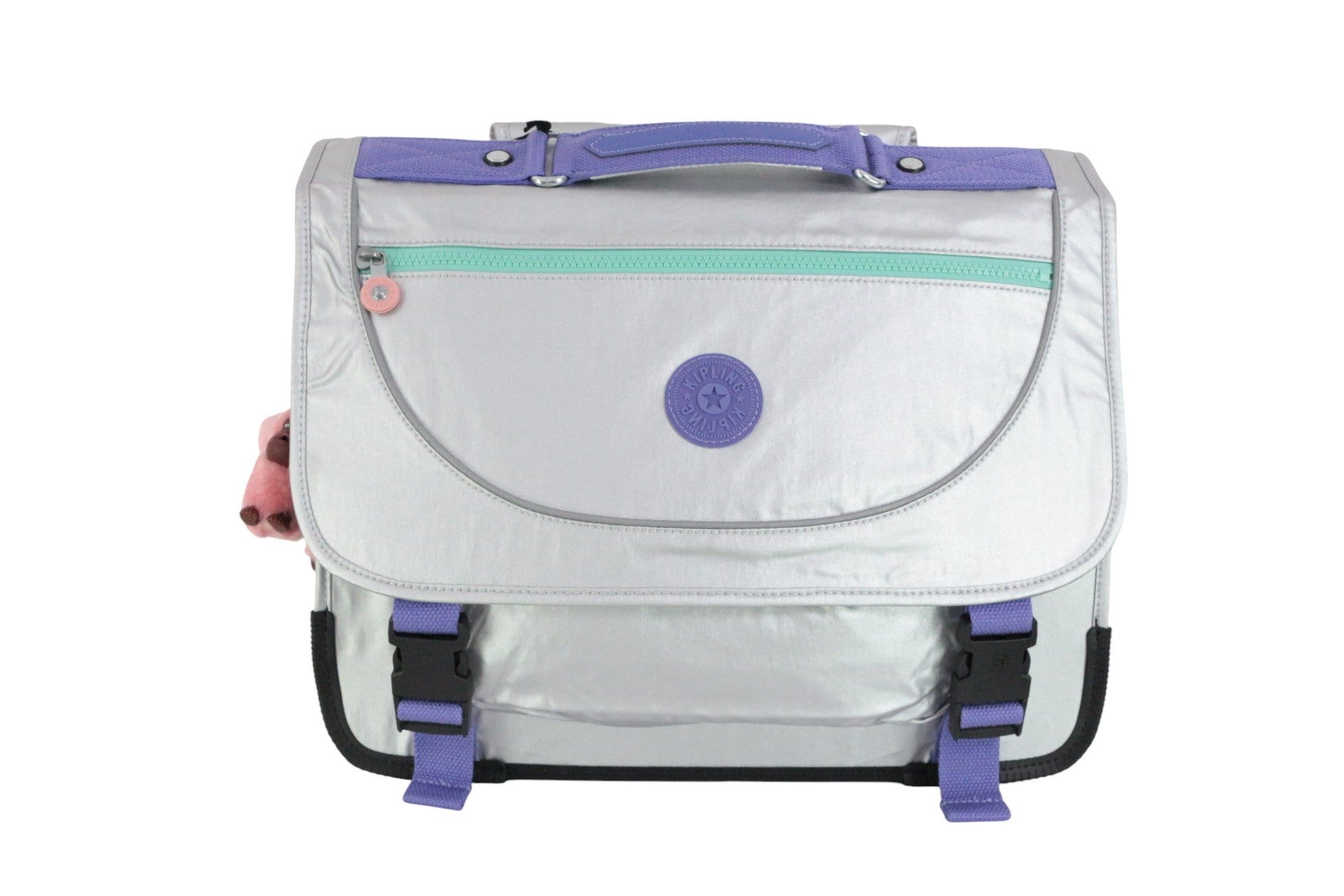 Kipling Preppy Cartable Scolaire Neuf avec Étiquette Sac École Rabat Singe Iconique
