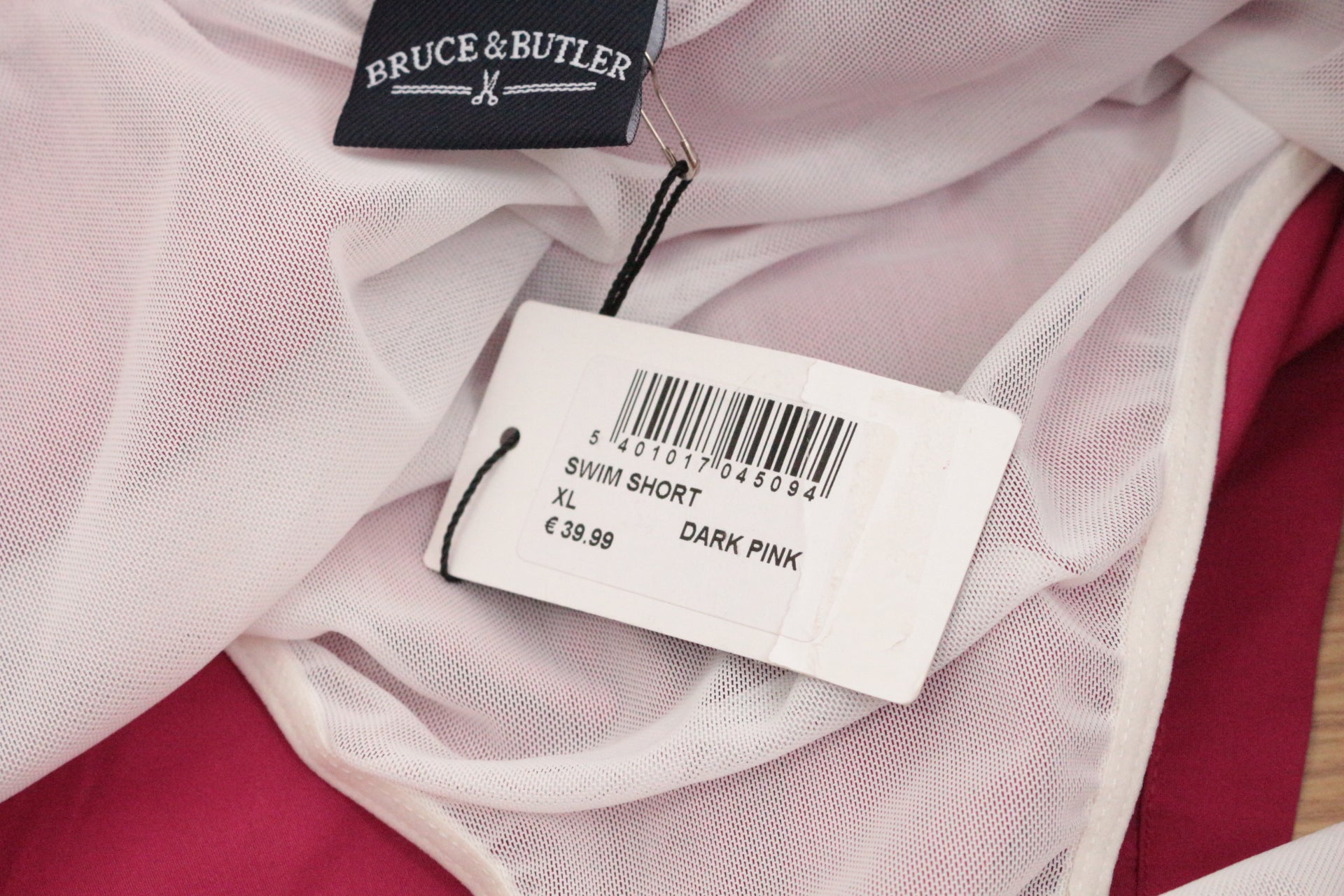 Bruce & Butler Short de Bain Homme Vert Foncé XL Neuf avec Étiquette 19