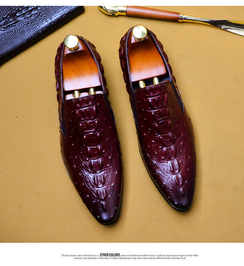 Mocassins homme cuir motif crocodile – photo 20 – Frippin'Dealz