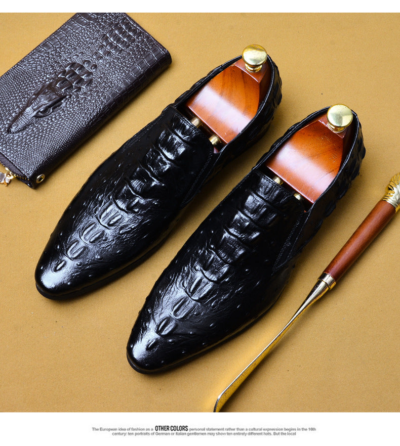 Mocassins homme cuir motif crocodile – photo 24 – Frippin'Dealz