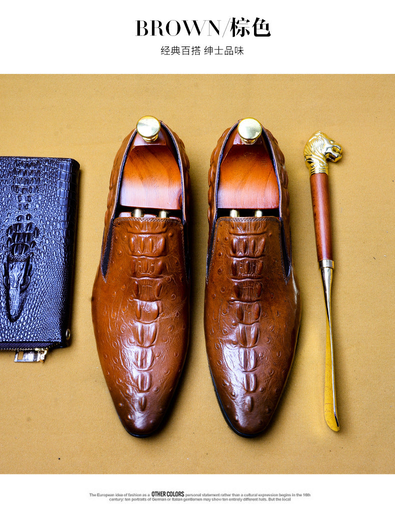 Mocassins homme cuir motif crocodile – photo 28 – Frippin'Dealz