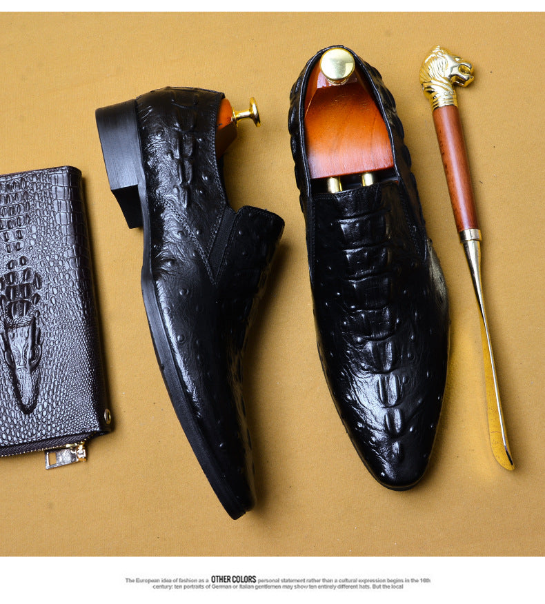 Mocassins homme cuir motif crocodile – photo 23 – Frippin'Dealz