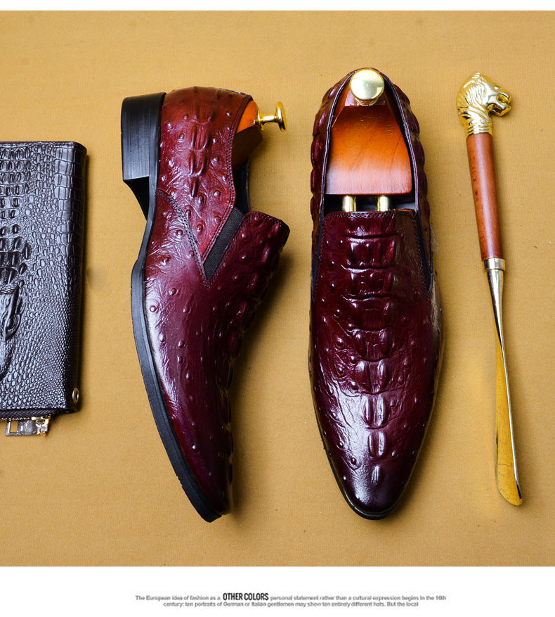Mocassins homme cuir motif crocodile – photo 16 – Frippin'Dealz