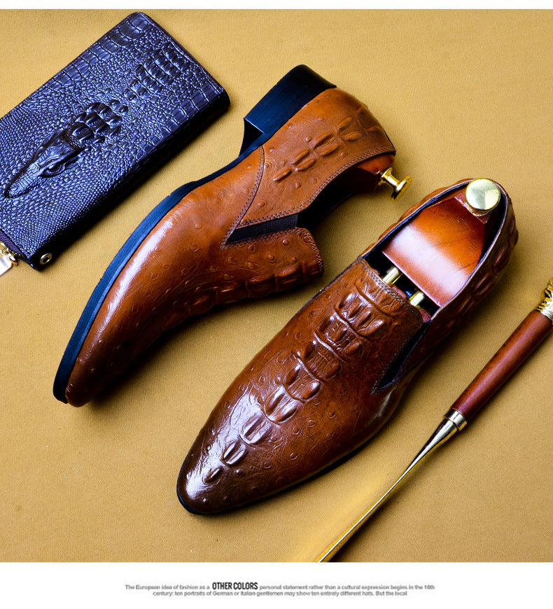 Mocassins homme cuir motif crocodile – photo 33 – Frippin'Dealz
