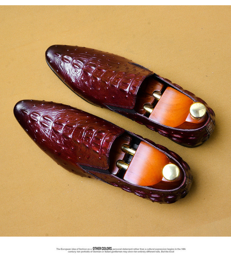 Mocassins homme cuir motif crocodile – photo 19 – Frippin'Dealz