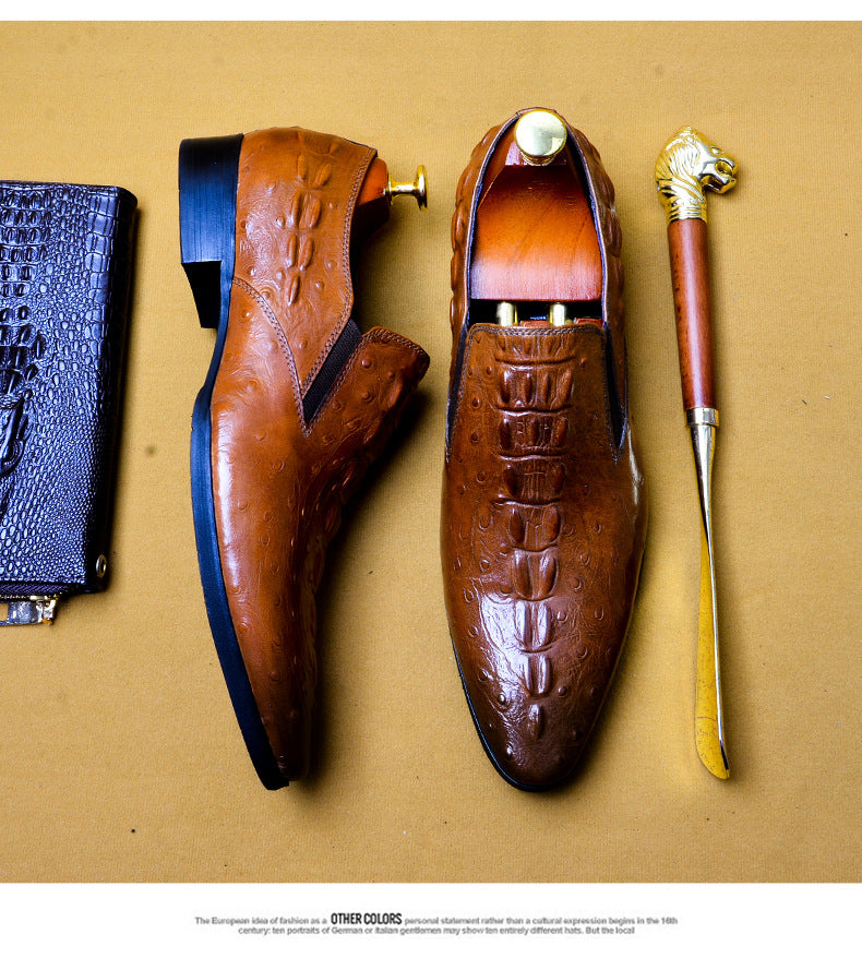 Mocassins homme cuir motif crocodile – photo 29 – Frippin'Dealz