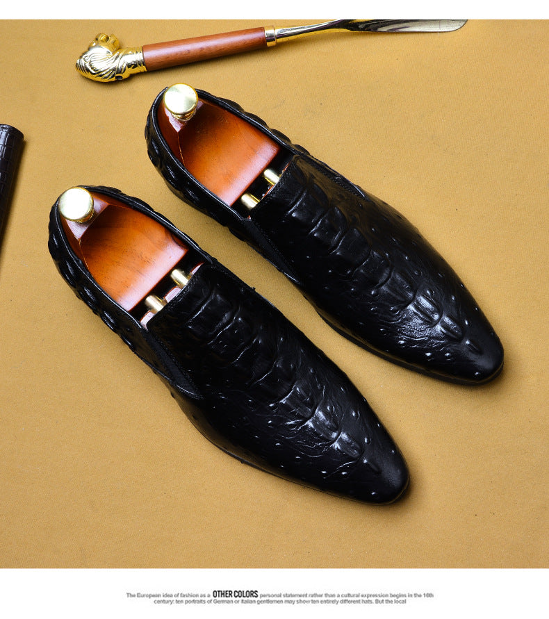 Mocassins homme cuir motif crocodile – photo 26 – Frippin'Dealz