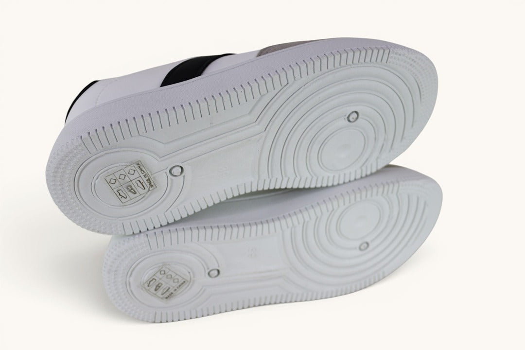 Baskets blanches et grises effet daim style retro taille 38 7