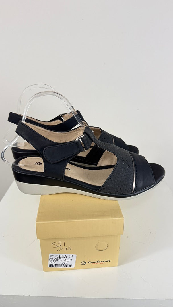 Sandales confort femme Comforsoft noir taille 39 2