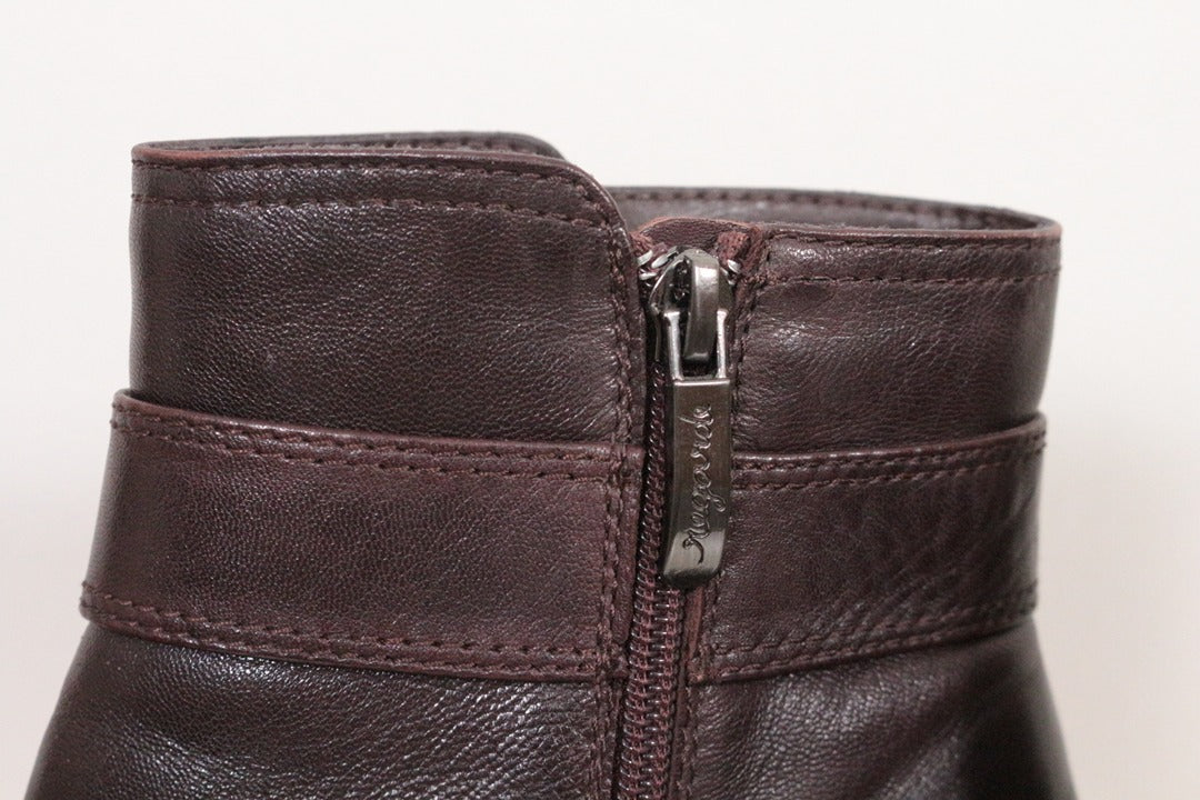 Bottines Regarde Le Ciel marron cuir talon 38 4