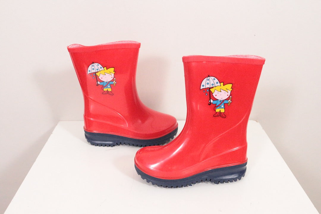 Bottes de pluie Spirale rouges taille 23