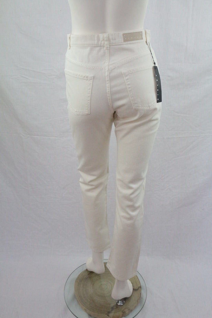 Jean slim ecru Sisley taille 26 neuf avec étiquette old money 6