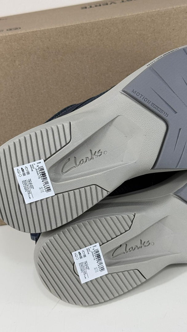 Baskets Clarks Lehman Tie bleu marine 44.5 8