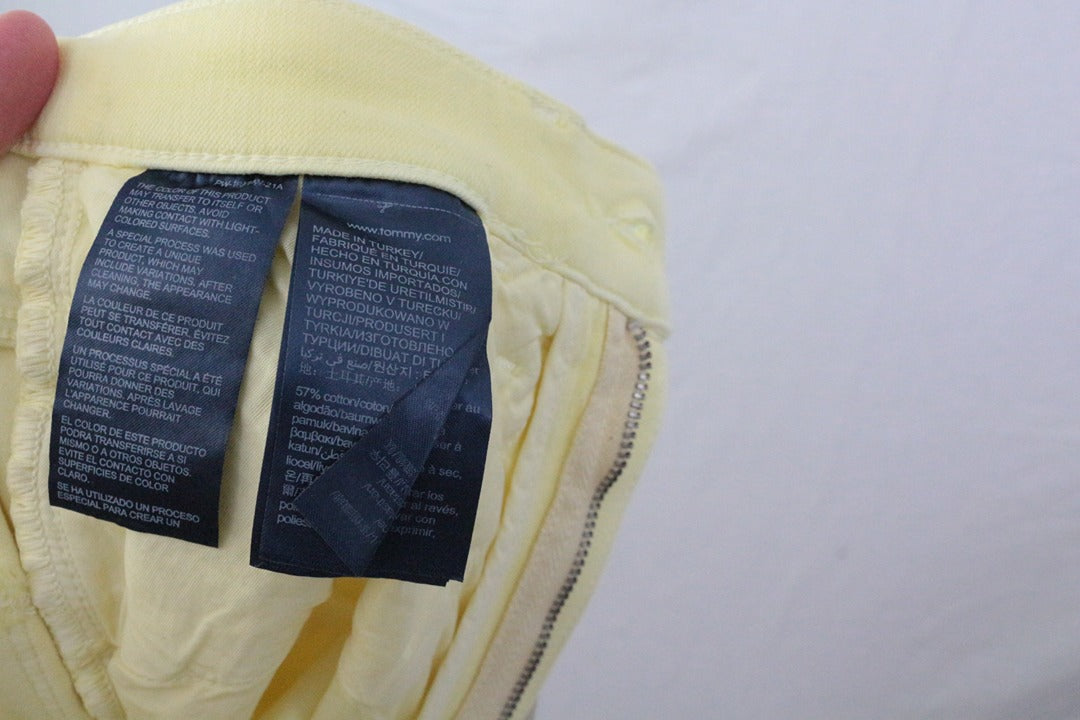 Jean skinny Tommy Hilfiger jaune taille haute 27 32 - Neuf avec étiquette 13