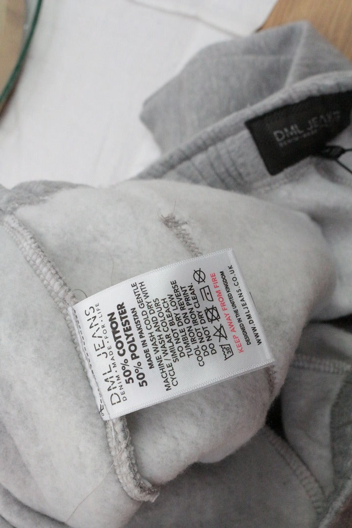 Pantalon de survêtement Dml Jeans gris chiné L - Neuf avec étiquette 14