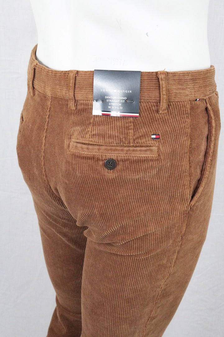 Chino Tommy Hilfiger velours côtelé marron 31 32 - Neuf avec étiquette 7