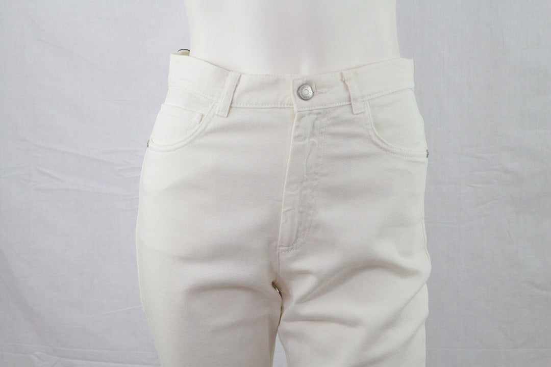 Jean slim ecru Sisley taille 26 neuf avec étiquette old money 2