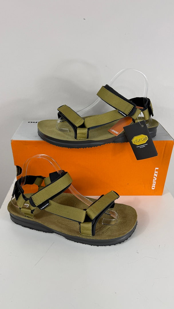 Sandales randonnée Lizard Super Hike cuir kaki 40 neuf 1