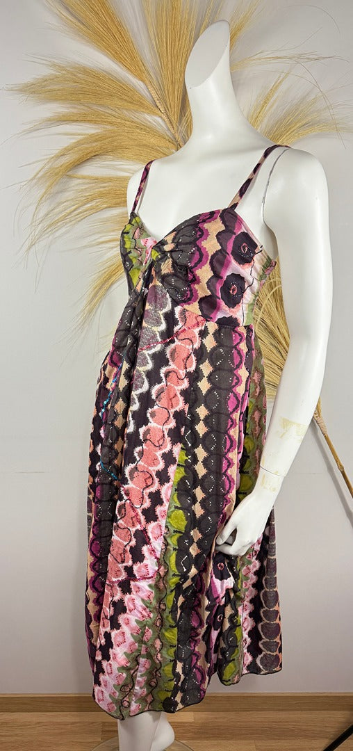 Robe longue Pucci & Cos multicolore bohème chic S/m 1