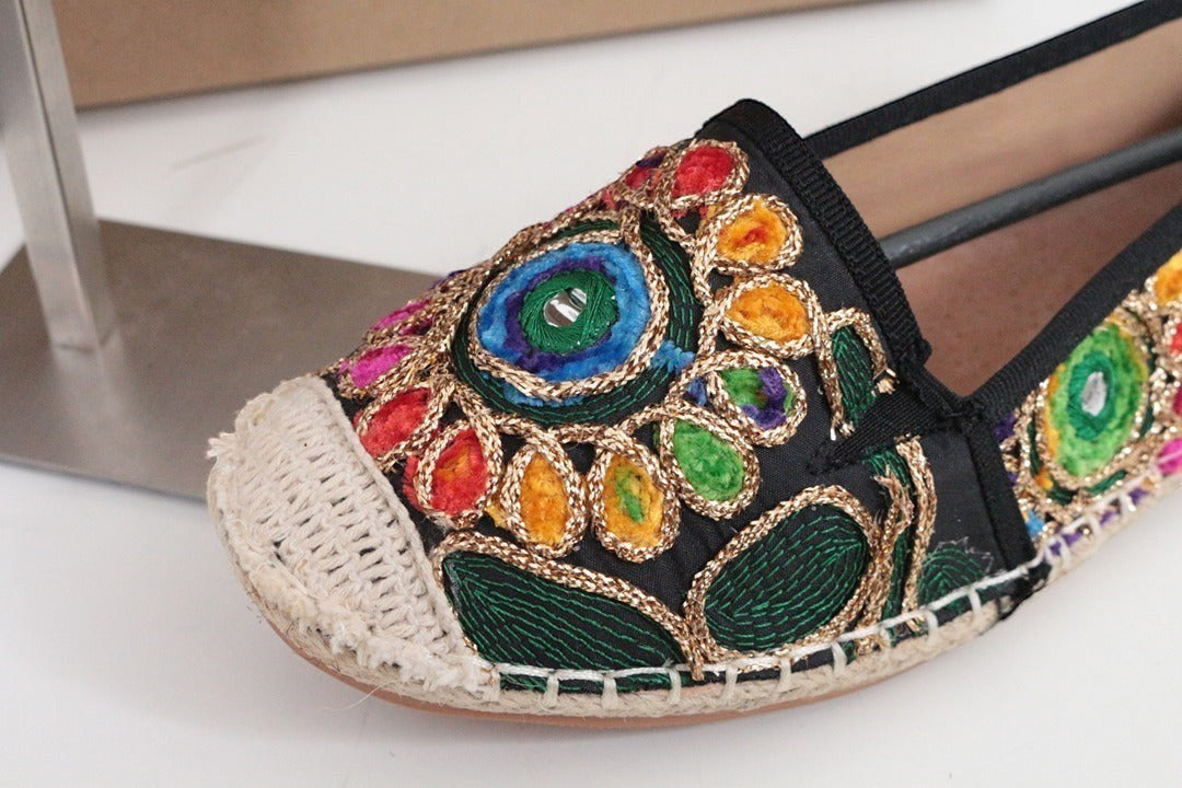 Espadrilles Métamorf'ose Elue Par Nous brodées noir 39 | Frippin'Dealz – photo 5