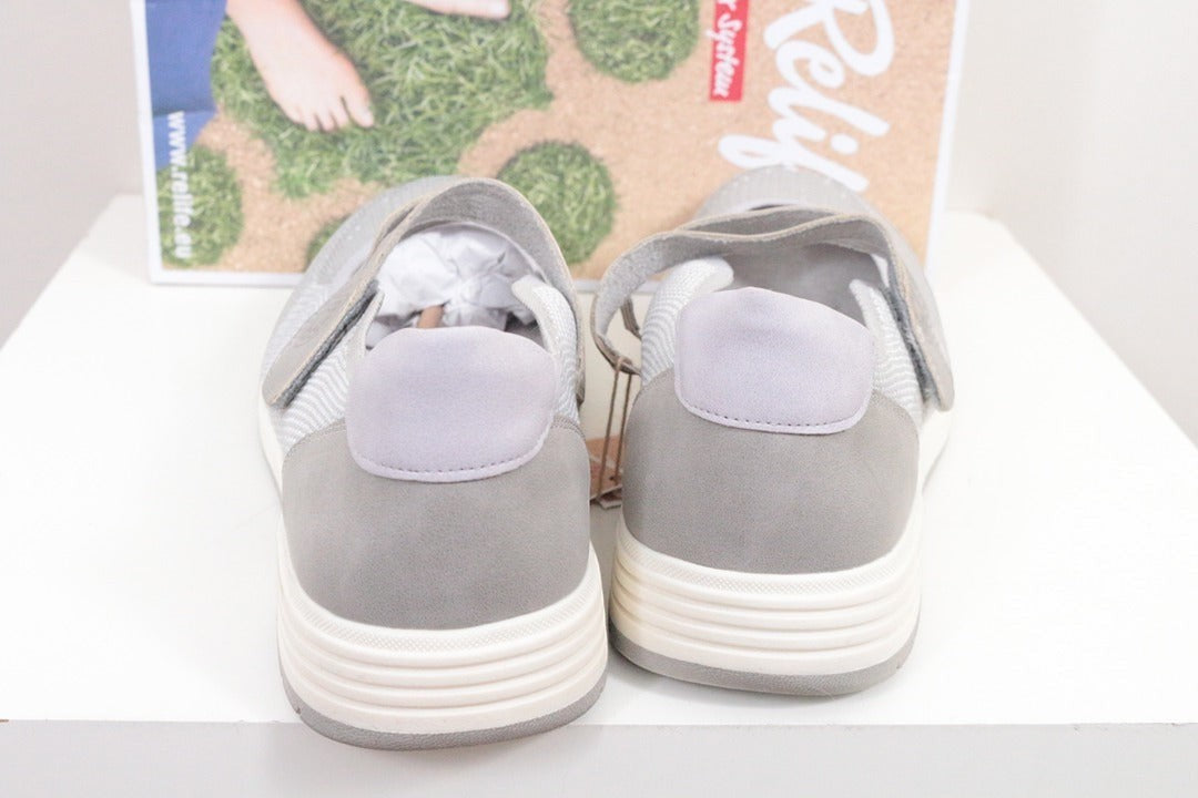 Relife Mary Jane Sport Gris Maille T42 Neuves 9