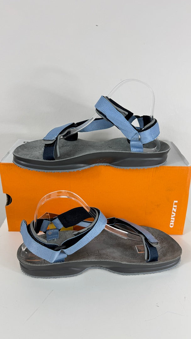 Sandales Lizard Liz Super Hike cuir bleu clair 41 neuves 5