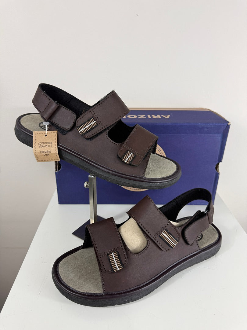 Mules en cuir marron Arizona Patrizia Azzi 42 1