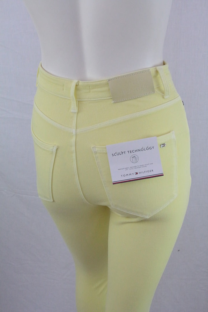 Jean skinny Tommy Hilfiger jaune taille haute 27 32 - Neuf avec étiquette 10