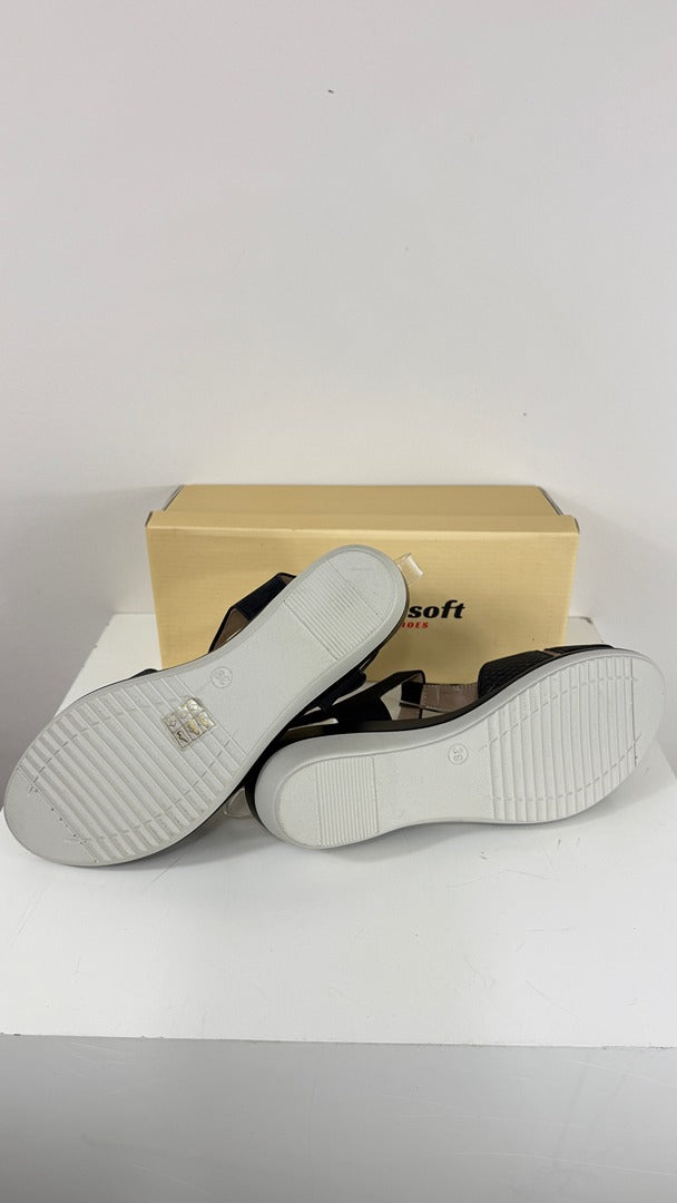 Sandales confort femme Comforsoft noir taille 39 6