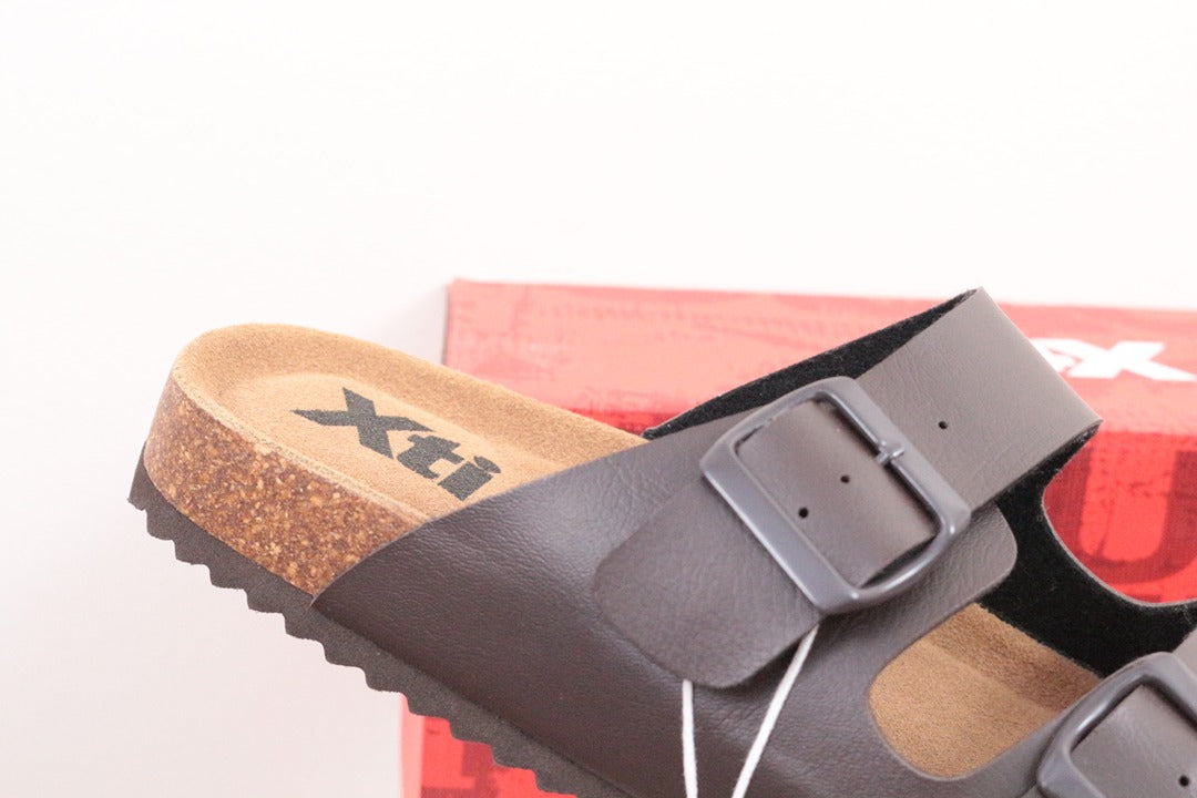 Xti Sandales Mules Simili Cuir Noir 41 Neuves 8
