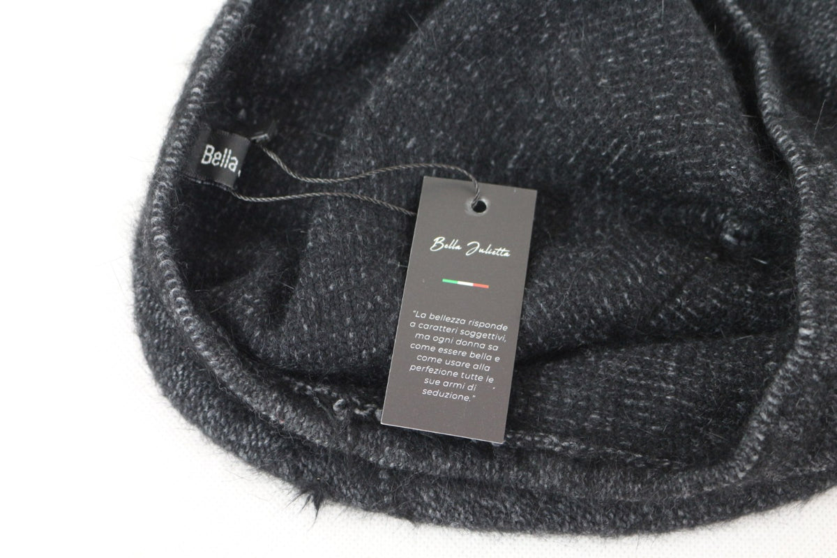 Intérieur du béret Bella Julietta avec étiquette de marque et étiquette neuve – Frippin'Dealz