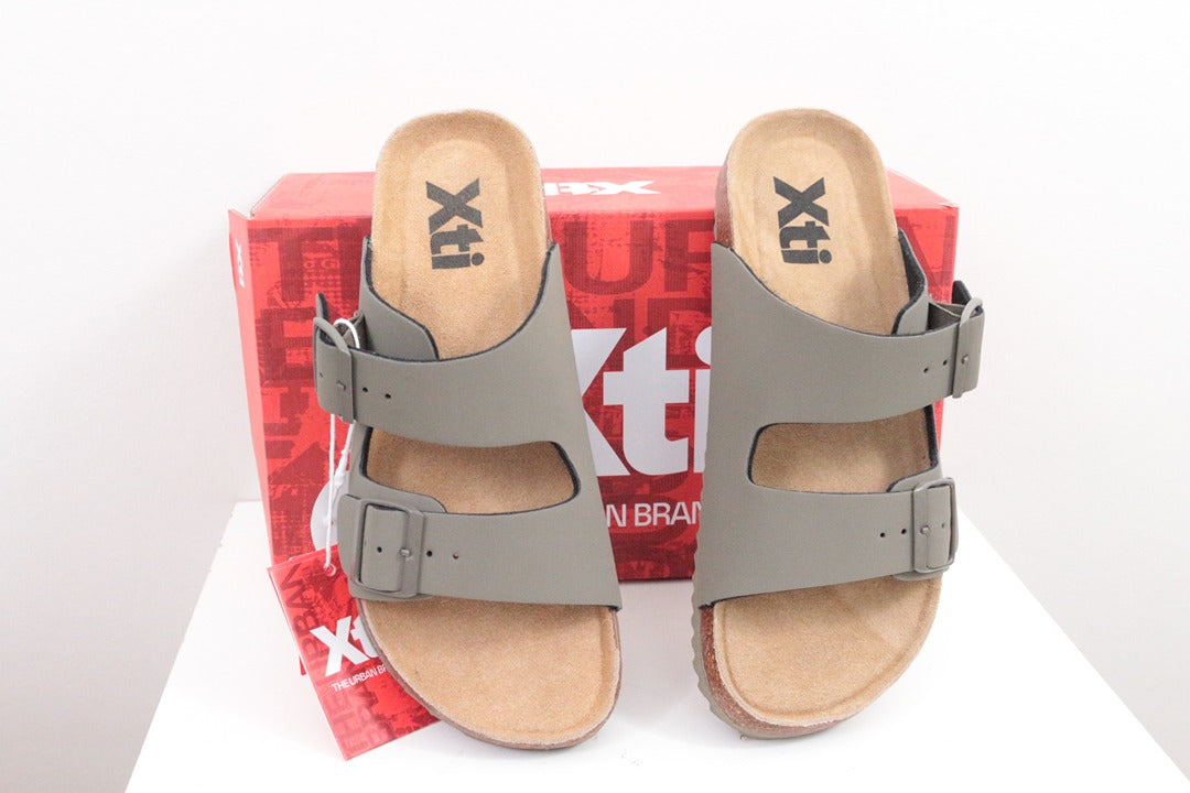Xti Sandales Mules Simili Cuir Noir 41 Neuves 3
