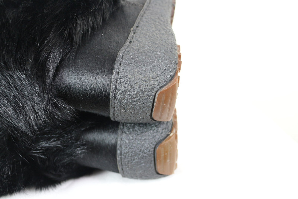 Talon et semelle crantée des bottes Oscar noires – Frippin'Dealz