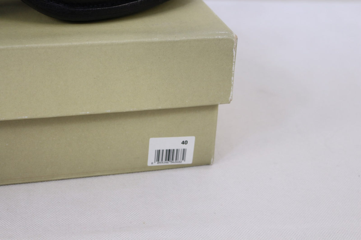 Étiquette de la boîte des bottines A.S.98 indiquant la taille 40 et le code-barres – Frippin'Dealz
