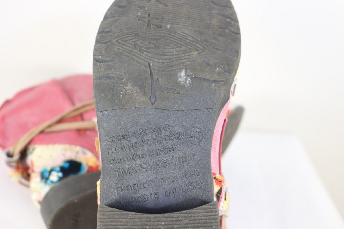 Gros plan sur la semelle des bottines TMA Eyes pointure 40 – Frippin'Dealz
