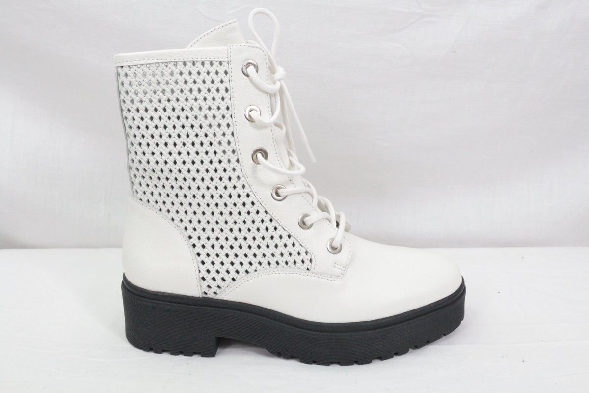 Mellow Yellow Bottines Cuir Blanc Neuf | Frippin'Dealz – photo 8