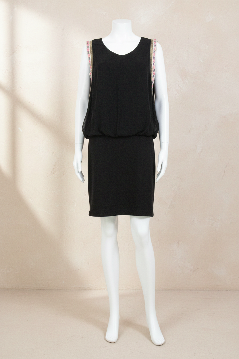 Vero Moda Robe Polyester, Viscose Noir L  Très bon état