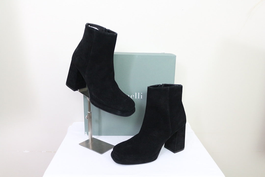 Bottines talons Minelli noir daim 40 chic elegant