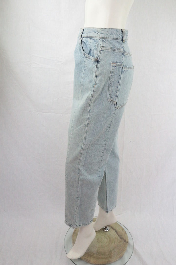 Jean Sisley droit bleu clair taille 33 - Neuf avec étiquette 90s vintage 8