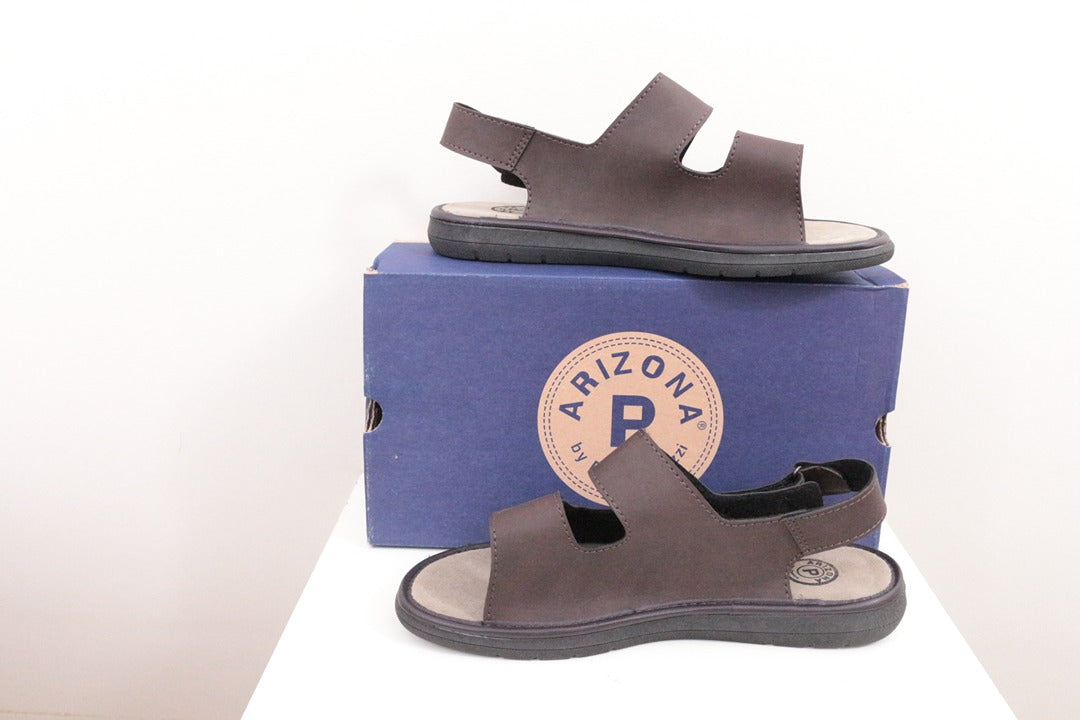 Sandales Patrizia Azzi cuir marron 44 neuves 4