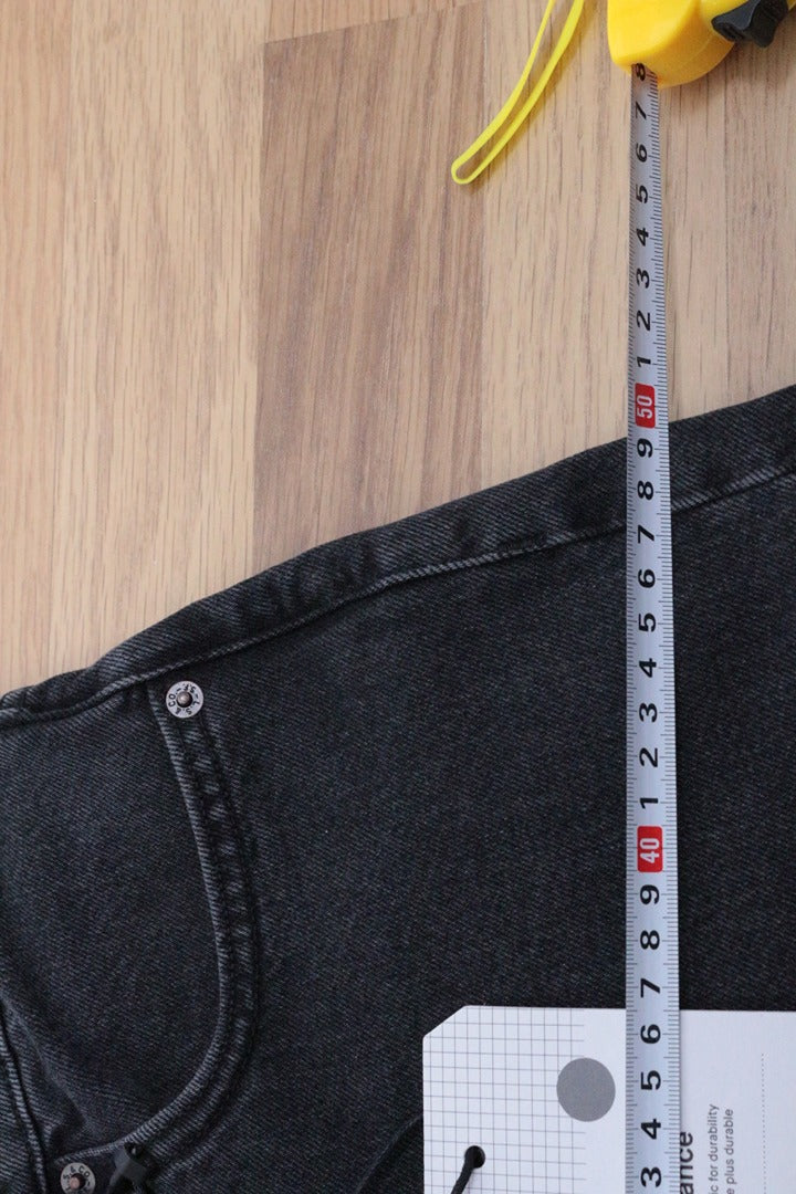 Jean Levi's 511 slim noir denim taille 29 L30 neuf avec étiquette vintage 90s 11