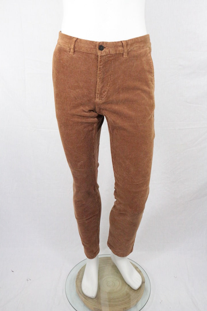 Chino Tommy Hilfiger velours côtelé marron 31 32 - Neuf avec étiquette 3