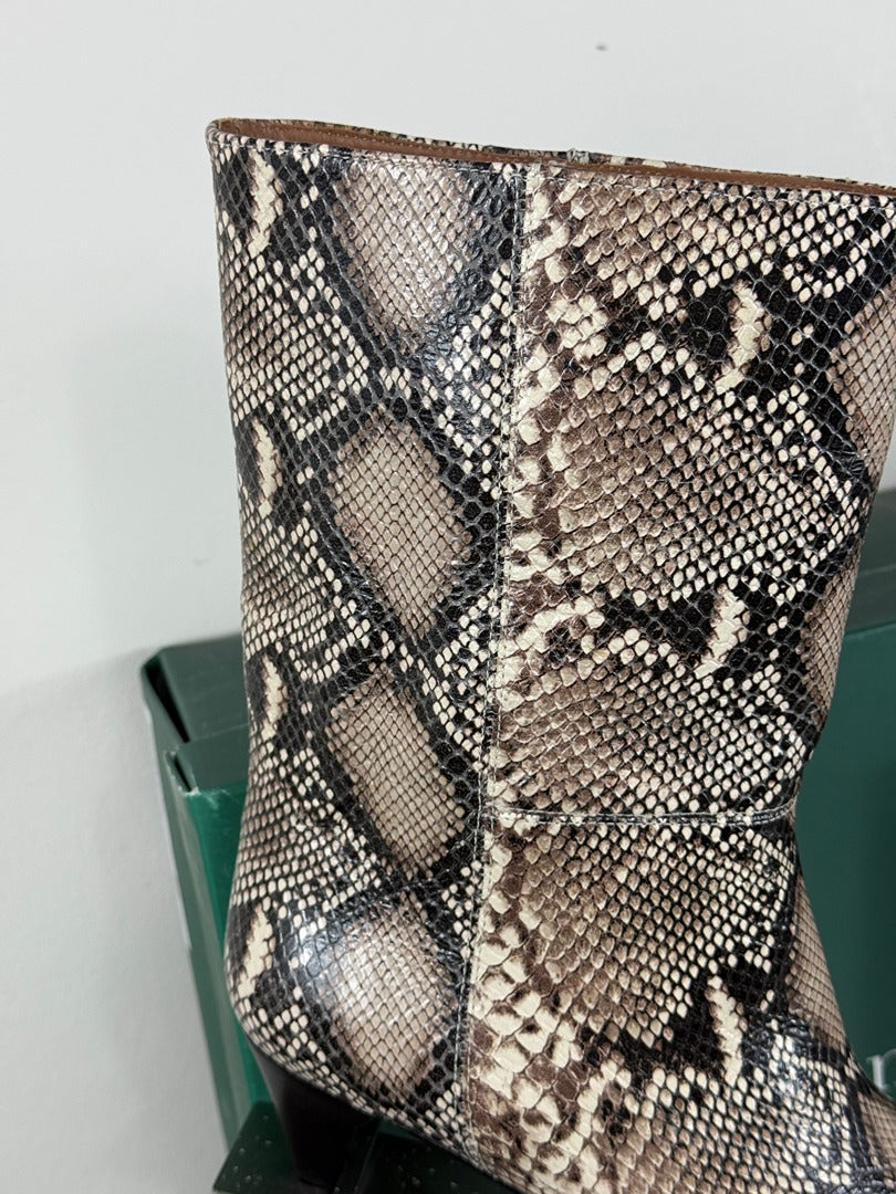 Bottes Minelli Kristen imprimé python beige 38 - Neuf avec étiquette 10
