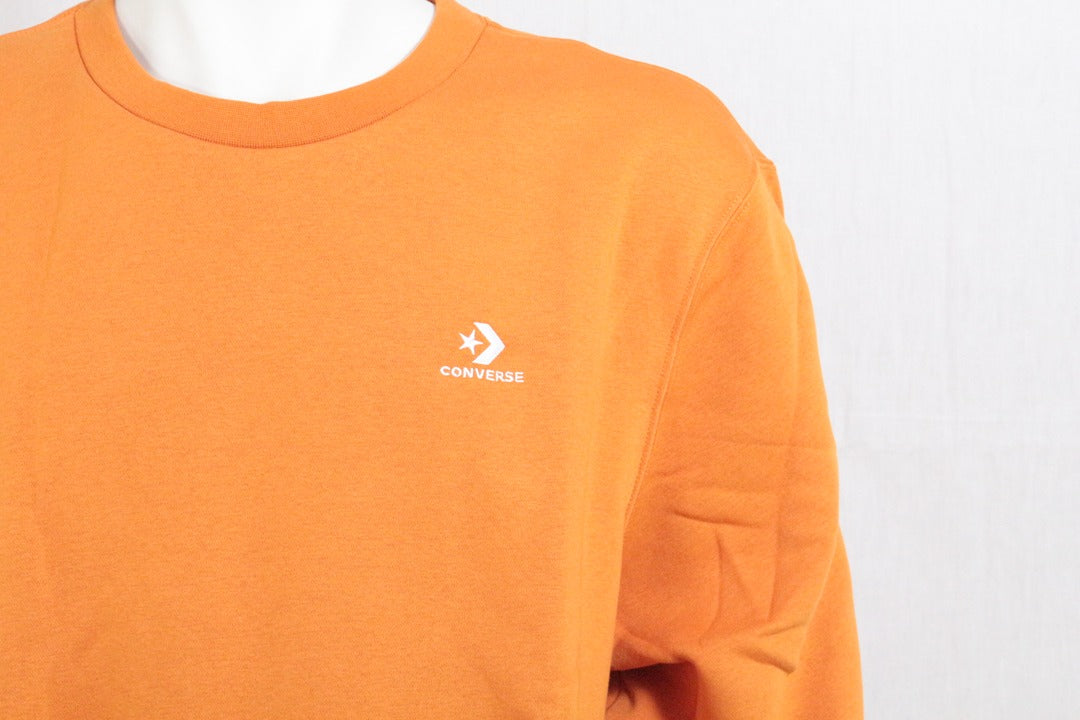 Converse Sweat Orange Xxl Neuf Logo Brodé Streetwear 3