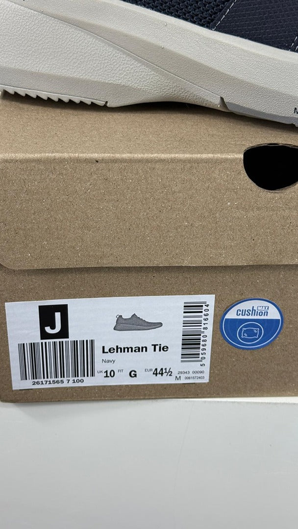 Baskets Clarks Lehman Tie bleu marine 44.5 10