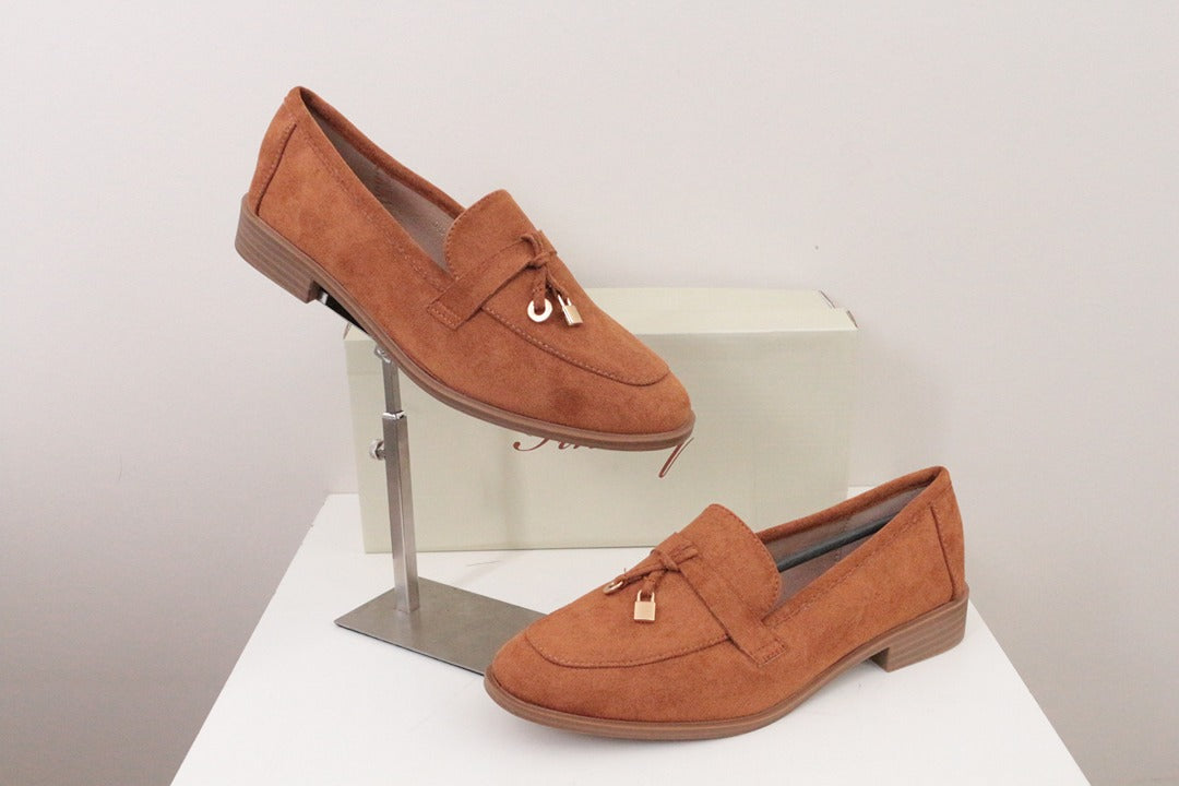 Mocassins Findlay suédine marron camel 39 neufs 1