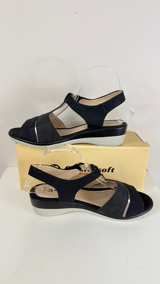 Sandales confort femme Comforsoft noir taille 39 1