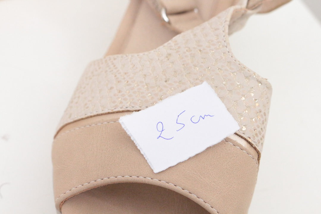 Sandales compensées Comforsoft beige crème taille 39 confort 6